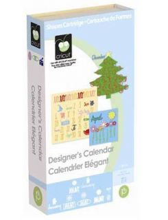 Cricut Designers Calendar Cartridge Brand New