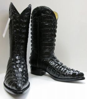 Crocodile Alligator Tail Cut Design Full All Way Up Cowboy Boots J Toe