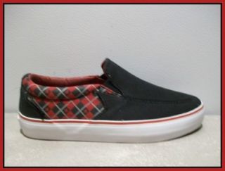 Black Red Dekline Sneakers Skateboard Shoes Mens 8