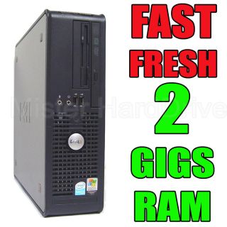Fast Fresh Dell Desktop SFF Computer Windows XP 2 GB RAM GX620