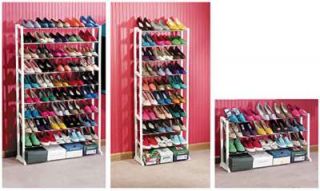 50 Pair Shoe Rack fit your wardrobe. Easy assembly, sturdy for shoes