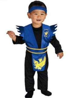  Ninja Black Blue Boys Toddler Jumpsuit Sz 3T 4T Solid Disguise