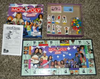 Junior Monopoly Board Game Disney Channel Edition