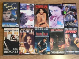 Huge Lot of 70 Films from The 1990s VHS Videos Movies