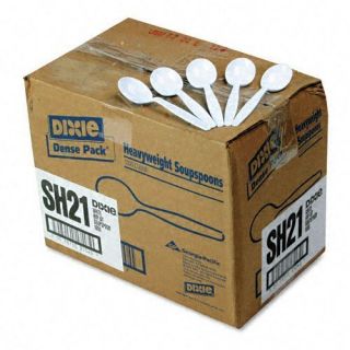 New Dixie® Plastic Cutlery Heavyweight Soup Spoons 10