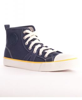 Polo Ralph Lauren Mens Delton Blue Sneakers Shoes 10