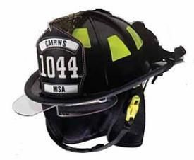 MSA Cairns 1044 Traditional Helmet NFPA with Bourkes Red NEW