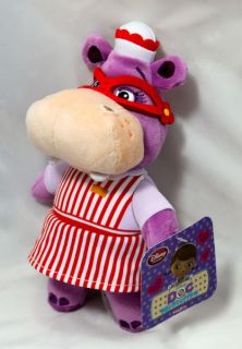  Jr Doc McStuffins TV Show Hallie Bean Bag Plush Hippo New
