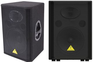 DJ PRO AUDIO SYSTEM (2) BEHRINGER VS1220 SPEAKERS, GEMINI XGA 2000 AMP