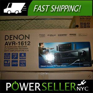 Denon AVR 1612 5 1 CH AV 3D Ready Home Theatre Receiver