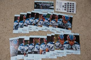  Cycling Team Postcards Lance Armstrong United States Postal Service