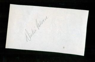 1950s Gerry McNeil Dickie Moore Canadiens Autographs
