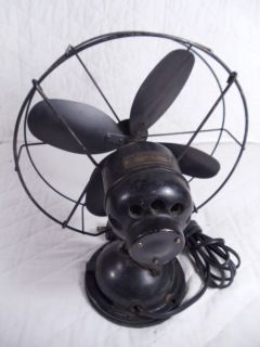 Vintage Diehl 10 3 Spd Oscillating Fan #10512 2