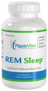 66 Physiov Remsleep Natural Sleep Aids Melatonin GABA 5 HTP L Theanine