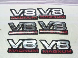 Dodge RAM Dakota Durango V8 Magnum Emblem Emblems Decal