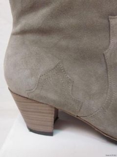 Isabel Marant Dicker Taupe Calf Suede Ankle Booties Boots Sz 40 10 w
