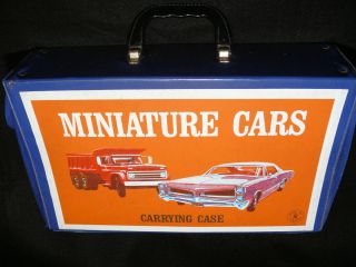 Vintage Mattel 1966 Diecast Car Carrying Case RARE