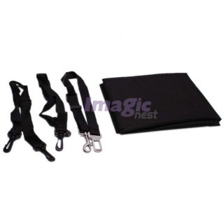  Waterproof Car Seat Cover Hammock for Pet Dog Pet Black Color CD 005B