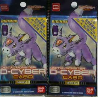 Digimon Card Game Series 1 D Cyber 2 Pack Bandai
