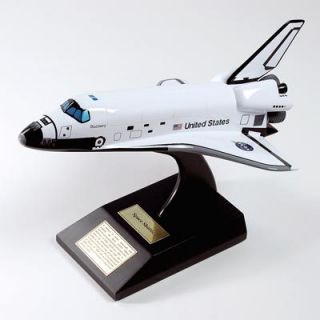 Space Shuttle Orbiter Wood Desktop Model Airplane