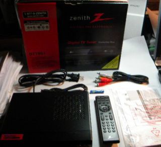 ZENITH DIGITAL TV TUNER CONVERTER BOX REMOTE DTT901 BRAND NEW IN BOX