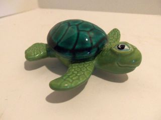 Rare Vintage Signed Ben Diller Hawaiian Hawaii Sea Turtle Trinket Box