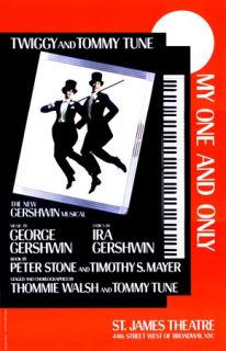 Orig 1983 Broadway Poster My One Only Tommy Tune