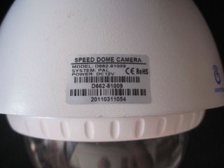 mini outdoor ptz speed dome camera pal d662 81009 sensor 1 4 interline