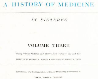 Parke Davis History of Medicine 18 Color Plates by Thom