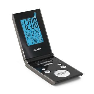 Sharp Digital Ultra Thin LCD Travel Alarm Clock