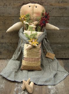 Primitive Margaret Doll Country Rustic Home Decor