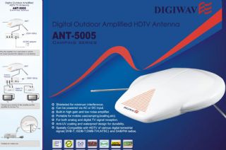 Digiwave Digital Outdoor Amplified HDTV Camping Antenna