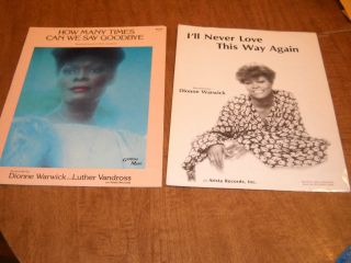Dionne Warwick Luther Vandross Sheet Music How Many Times Ill Never