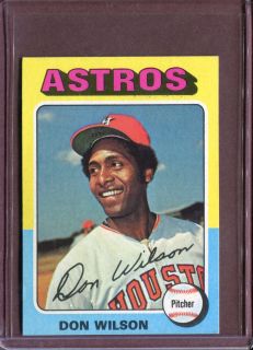  our store pesamember 1975 topps mini 455 don wilson nm mt # d35074