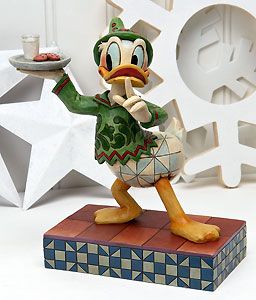 Donald Duck Elf with Cookies SHHHHHHHHH Jim Shore Disney in Stock