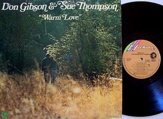 don gibson sue thompson warm love hickory lp