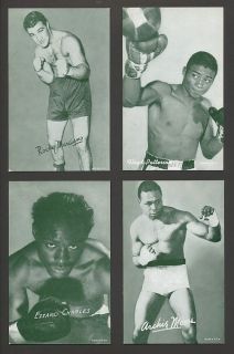 30 1940s 50s Exhibit Cards Boxing w Rocky Marciano