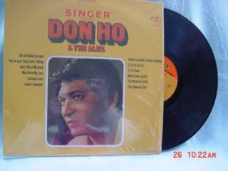 Singer Presents Don HO Thew Allis Hawaii LP Vinyl
