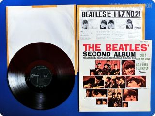 Odeon Second Album Japan John Lennon Paul McCartney LP A0852