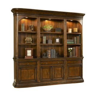 devonshire walnut office bookcase wall bring back the warmth and style