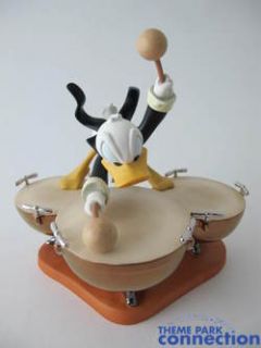 Disney WDCC Donalds Drum Beat Donald Duck Symphony Hour Statue Figure