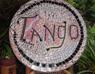TANGO NIGHTLIFE with GEMS handcut mosaic TILE tiles #780SL