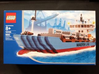 Lego Maersk Ship   10155. Discontinued Set   New