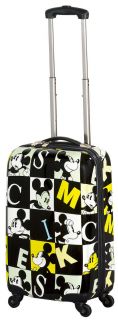 Heys Disney Mickey Squares Cabin Spinner Carry On DC2031 22 New