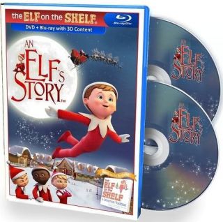 New An Elfs Story Blu Ray w 3D DVD 2 Disc Set Based on The Elf on The