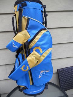 Gel Golf Bag Lightweight Stand Double Strap New