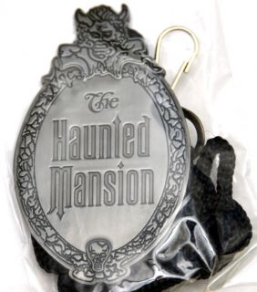Pin 70562: WDI   Haunted Mansion Plaque (Logo)   Bolo Lanyard