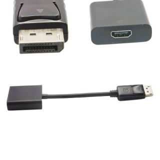 DisplayPort DP Male to HDMI Female Converter with Cable