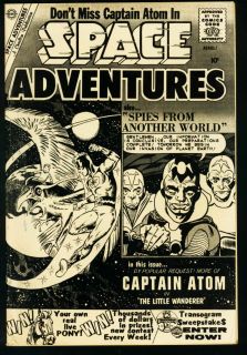 click here space adventures 35 ditko cover 1960 printe vg