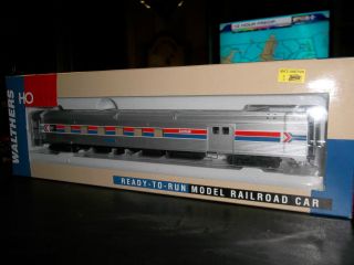 Walthers HO Scale 85 Budd Baggage Dormitory Amtrak Phase 1